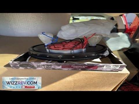 Gemmy Haunted Halloween Brain Animated Decor Animatronic Tabletop Dr Shivers Htf