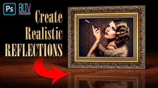 Photoshop: How to create realistic reflections!