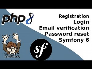 Symfony tutorial: Registration and Login system with email verification and password reset