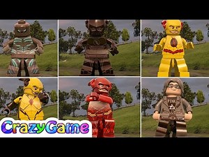 Lego MARVEL's Avengers - All The Flash vs Savitar vs Zoom vs Reverse Flash Gameplay With DLC MOD