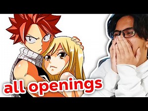 MY REACTION TO FAIRY TAIL OPENINGS