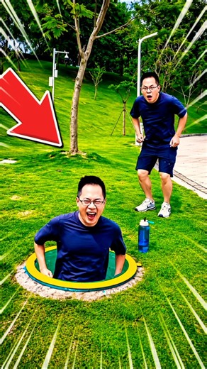 😱 I Found a Secret Underground Tunnel! | Hidden Escape Challenge #Shorts