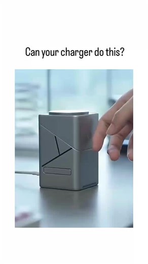 TrendSnap on Instagram: "The post showcases a 18-second video of the ZEEHOO CubeTrick-X, a foldable 3-in-1 MagSafe-compatible wireless charger that unfolds into versatile stands for charging iPhones, Apple Watches, and AirPods simultaneously, highlighting its modular design for desks or travel. Launched in 2024, this Qi-certified charger supports up to 15W fast charging and retails for around $40 on Amazon, with over 500 reviews praising its portability but noting occasional overheating during e