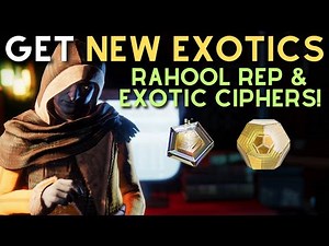 How to Get the NEW Exotics in Final Shape! | Rahool Reputation & Exotic Ciphers Info!