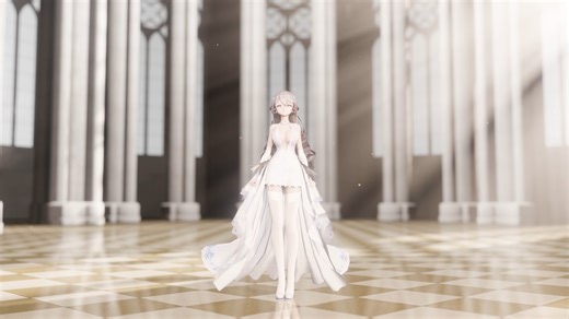 MMD Alien 婚纱版