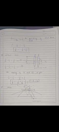 class 12 chapter 9 Physics derivations // Ray Optics CBSE class 12 Physics ‪@SanjanaThisSideNIAMT‬