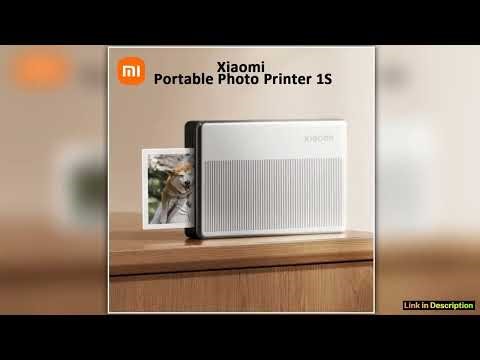 Xiaomi Portable Photo Printer 1S Bluetooth Thermal Print ZINK Inkless Technology Xiaomi App Wireles