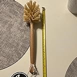 Murchison-Hume Natural Bottle Brush - Eco-Friendly & Biodegradable Bottle Brush with Beechwood Handle and Sisal Bristles, Bamboo Dish Brush for Baby Bottles, Glassware, and More