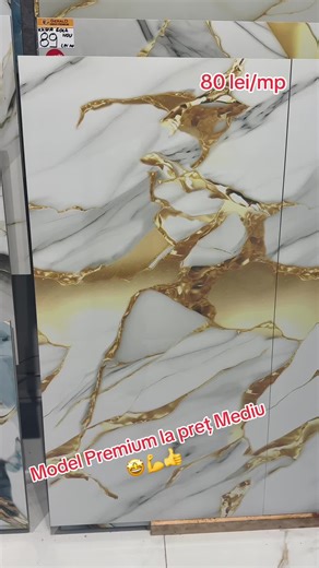 Model de gresie Premium la preț Mediu:80 lei/mp. Ușor de montat,ușor de întreținut,preț bun pentru calitatea foarte rezistentă !🤩💪👍👍👍 Pentru comenzi Lasami mesaj pe watsap:0740740778-Gerald #decembrie #2025 #2026 #gold#gresie