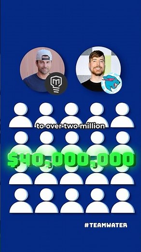 Team Water Announcement (MrBeast & Mark Rober #teamwater)