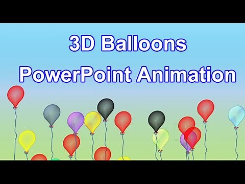 How to create Balloons in MS PowerPoint || PowerPoint tutorial || Balloons animation ||