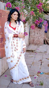 89 reactions · 3 comments | Kohinoor saree ! . No no I will not gate keep ! These saree are meant to be shared ! . Designed my first saree ! Tell me in the comments 1-10 . Saree . . Msg to order this stunner ahem the saree 藍 . Saree @lipstik_in_the_city Blouse @lipstik_in_the_city . . #anumishra #chiffon #handemadewithlove #handembroidery #whitesaree #blouse . . { white saree, white chiffon saree, red and gold embroidered, red blosue , Anu Mishra , saree } | Anu Mishra | Facebook