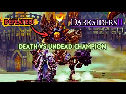 Darksiders 2 | Death vs Gnashor! Brutal Arena Boss Fight | No Commentary