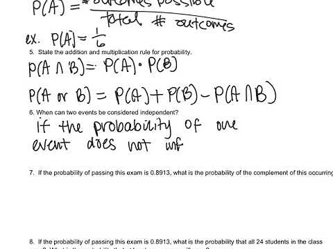 Statistics Final Exam Review 1