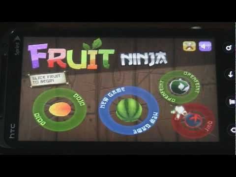 Fruit Ninja now FREE in Android Market (quick review)