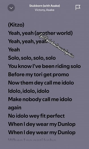 Stubborn - Lyrics Video ft. Victony & Asake