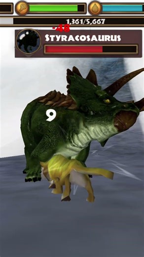 Smilodon Vs Styracosaurus - Sabertooth Tiger Simulator. #tiger #lion #animals #dinosaur #dinosaurs