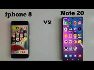 Samsung Note 20 VS iphone 8 in 2023 || Speed Test