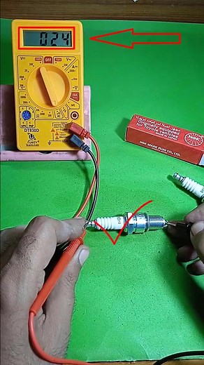 How to Test a Spark Plug In seconds with multimeter in home - #reels | Loyal Parts