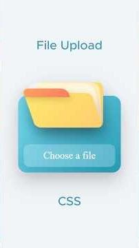 Stylish CSS File Upload 📁