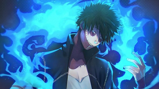 Dabi Blue Flame My Hero Academia Live Wallpaper - MoeWalls