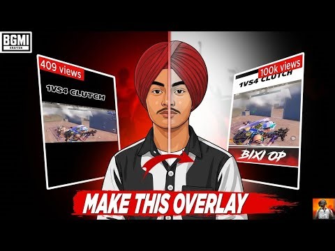 Make Viral BGMI Shorts Overlay in 5 Minutes! (Mobile Tutorial 2026)📱/ HARMAN YT