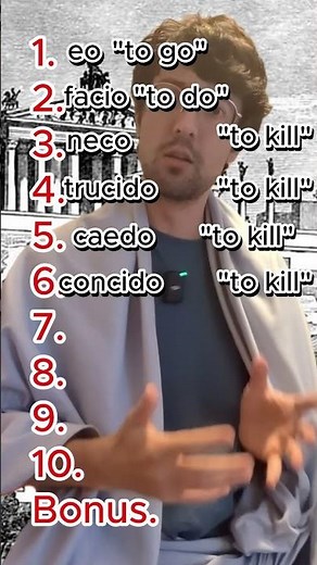 the 10 most basic latin verbs you need to know #learning