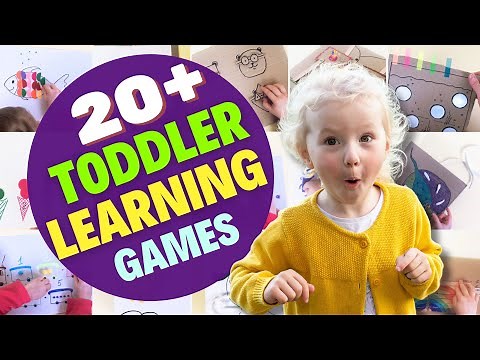 20+ Simple Toddler Learning Activities | Learn Colors, Numbers, and Shapes for 2 Year Olds
