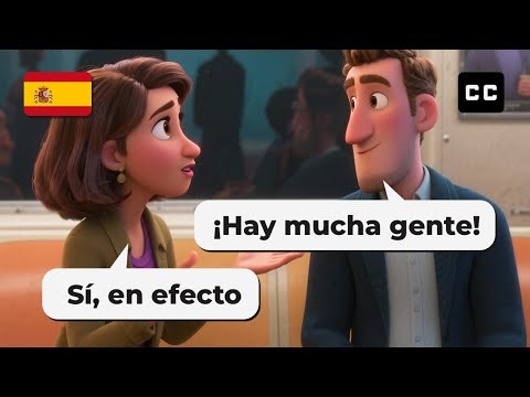 Easy Spanish Conversation Practice 🚇 Talking to Strangers in the Metro | A2-B2 Learners