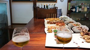 3.5K views · 68 reactions | Pintxos in San Sabastian! Pintxos are a special kind of Basque tapa, with delicacies often piled onto a round of toast or presented on a skewer. Just grab a few from the counter and settle up when you're done! https://www.tienda.com/tapas/all-tapas #Pintxos #SanSebastian #BasqueBites #TapasTime #SpanishTapas | La Tienda | Facebook
