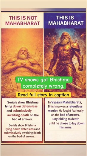 Bhishma Was Not Helpless 😳 | The Real Mahabharata Story #bhishmapitamah #ytshort