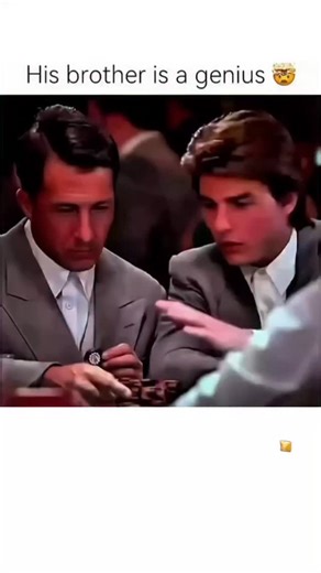 @short_movie__network01 on Instagram: "🎬 Movie: Rain Man (1988) ⭐ Genre: Road Comedy-Drama ⏳ Runtime: 2 hours 14 minutes 🌟 Rating: 8.0/10 (Based on IMDb) ☀️ Cast: Dustin Hoffman, Tom Cruise, Valeria Golino 📖 Brief Overview: The clip is from the famous casino scene where Charlie Babbitt (Tom Cruise) uses his autistic-savant brother, Raymond Babbitt (Dustin Hoffman), to win a large sum of money by counting cards in blackjack. Raymond's incredible mathematical ability allows him to know when the