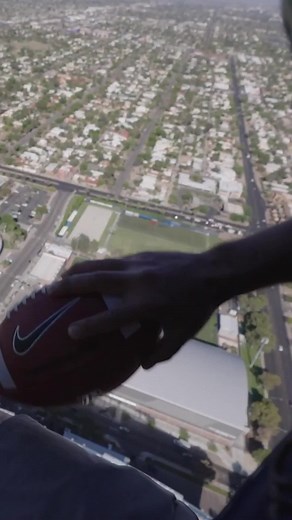 Greatest height an American football is caught 188.9 m (620 ft) 🏈 achieved by Rob Gronkowski and Jedd Fisch 🇺🇸 | Guinness World Records