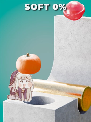 0% to 100% Physics Test: Candy likes candy too. #blender3d #3danimation #memes #animation #satisfying