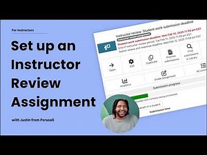 How to setup instructor review assignments | Perusall instructors