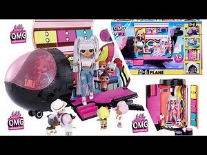 New OMG Remix LOL 4-in-1 Jet Plane Unboxing | 50 Surprises | Plane, Car, Studio, and Mixing Booth!!
