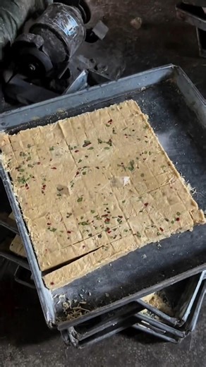 The Secret Behind Soan Papdi Making 🤯 | Indian Dessert Factory Process #shorts
