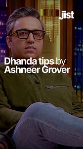 1.2M views · 10K reactions | Ashneer Grover has won over the internet with his straightforward and blunt statements. His business aka ‘dhanda’ tips are something to look out for. Here are some tips by the business himself. Watch Jist to know more. #ashneergrover #business #sharktank #india #startup #startupindia #tips #viral | Jist | Facebook