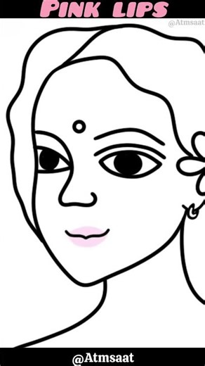 how to Draw Perfect Lips | Easy Step-by-Step Tutorial for Beginners. #lipsdrawing #artshorts #diy