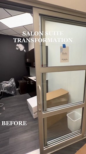 Welcome to the suite life 🖤⚡️ #salonsuite #salontour #mysalonsuite #salondecor #salontransformation #hairstylistsoftiktok #hairstylist #charlottehairstylist #salon