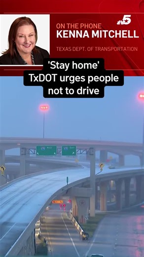 NBC DFW on Instagram: "Kenna Mitchell with the Texas Department of Transportation gives us an update about efforts to clear roads and urges Texans to stay home and safe.⁠ ⁠ Get the latest updates in the NBCDFW App or at the link in bio."
