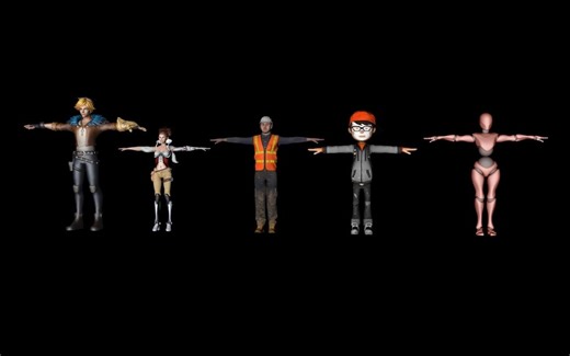 用自己的舞蹈动作生成的3D模型动作（傻瓜式，0基础就能学会）