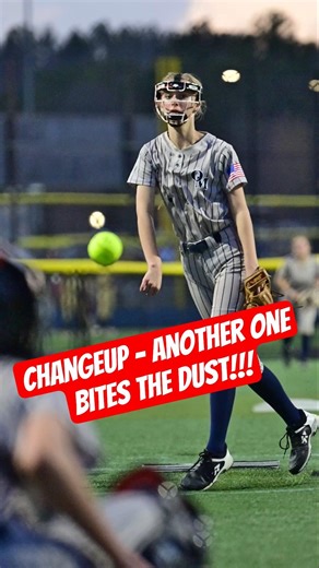 🥎 WOW! This Changeup Had the Batter Fooled 😳 #softball #fyp