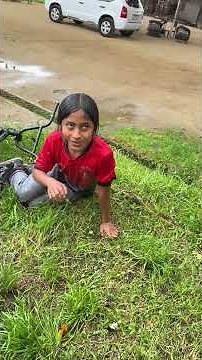 Never mess with a child, especially not in the rain.