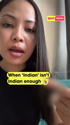 So much for unity in diversity; people can't handle a diverse face. Why subject people in the north east to unfunny discriminatory jokes? Being Indian isn’t based on someone's 'looks'. Time to unlearn this. 😤 [Racism in India, Northeast India, Discrimination, Meghalaya, Indians] | Spot On