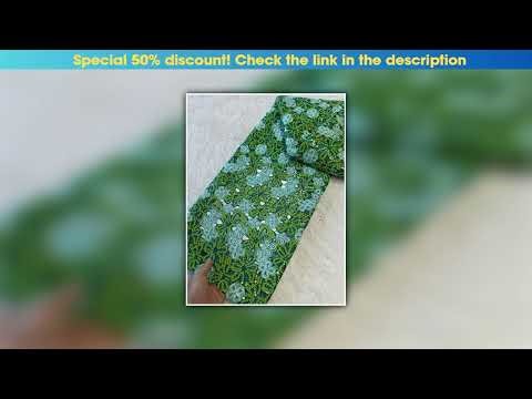 Exclusive African Guipure Cord Lace Fabric With Bicolor Sequins New Hollow Out French Water Soluble