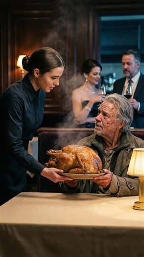My coworkers mocked me for spending my last $10 on a homeless man. “Why waste money on him?” they laughed. I ignored them, but then the restaurant owner stormed out. He froze, staring at the dirty stranger. “Dad?” he whispered, tears falling. The room went dead silent. He turned to me with a sealed box. “Open it,” he choked out. I looked inside and gasped… Ten minutes later, I placed the steaming roast chicken in front of the homeless man. The rich scent of rosemary and butter filled the air, a
