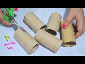 5 Ways To Reuse/Recycle Empty Tissue Roll| BEST OUT OF WASTE