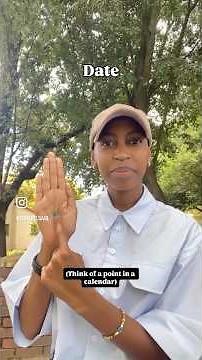 Date, example, careful, & more in #SASL | #SignLanguage