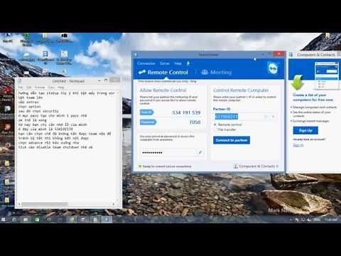 Tạo mật khẩu cố định cho teamviewer - set fix password For teamviewer